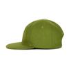 VARZAR VA Square Applique Wool Baseball Cap Olive