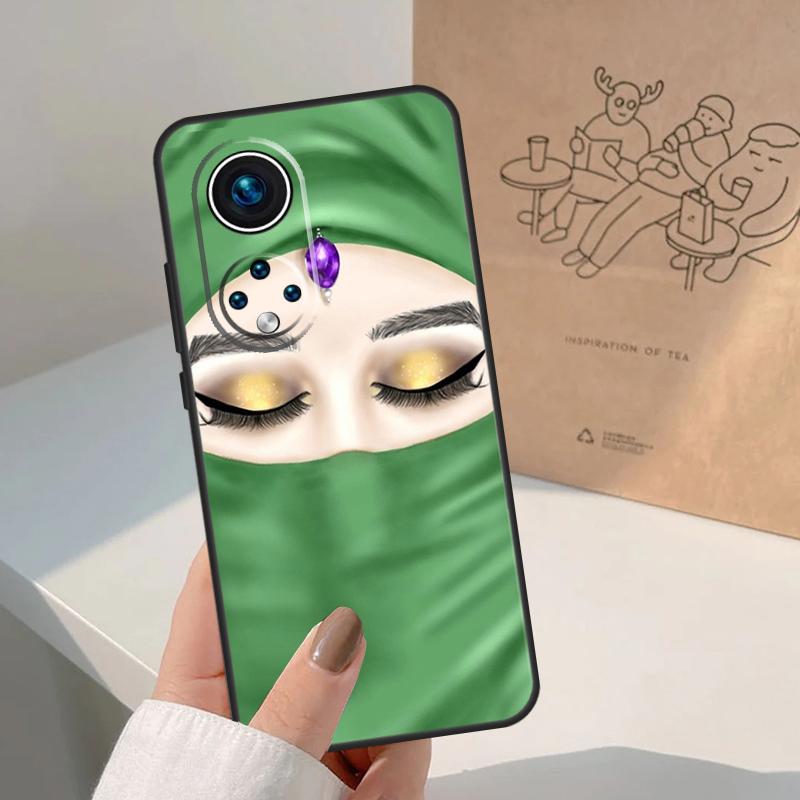 Мусульманский Исламский Девичий Арабский Хиджаб Для Honor Magic 7 Lite 5 6 8 Pro Чехол Для Honor 400 200 90 70 50 X8c X8b X9a X9b X9c X9d Win