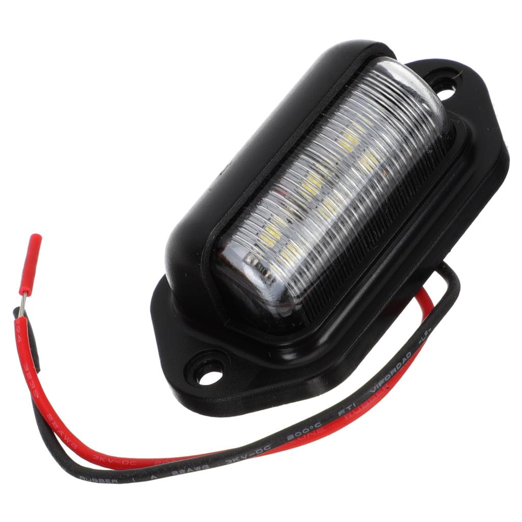 DRESSOOS 12-24v License Plate Light for Truck Trailer Led Tag Lamp Assembly Material Multifunction Tail