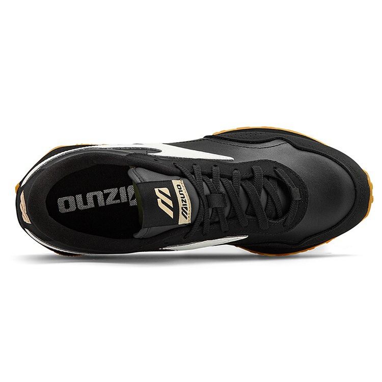Mizuno LG 70s Essential Низкие беговые кроссовки Унисекс кроссовки Черный Белый D1GH214502