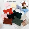 Clothes Accessories Fashion Cloth Animal Ear Caps Doll Knitted Hat Cartoon Knitted Hats 1/12bjd Hat