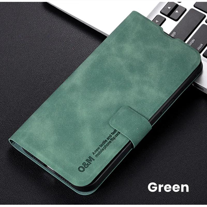 Luxury Leather Magnetic Flip Case for Xiaomi Poco F6 Pro X6 5G M6 Pro Protective Cover Stand Phone Holder Shockproof Cover