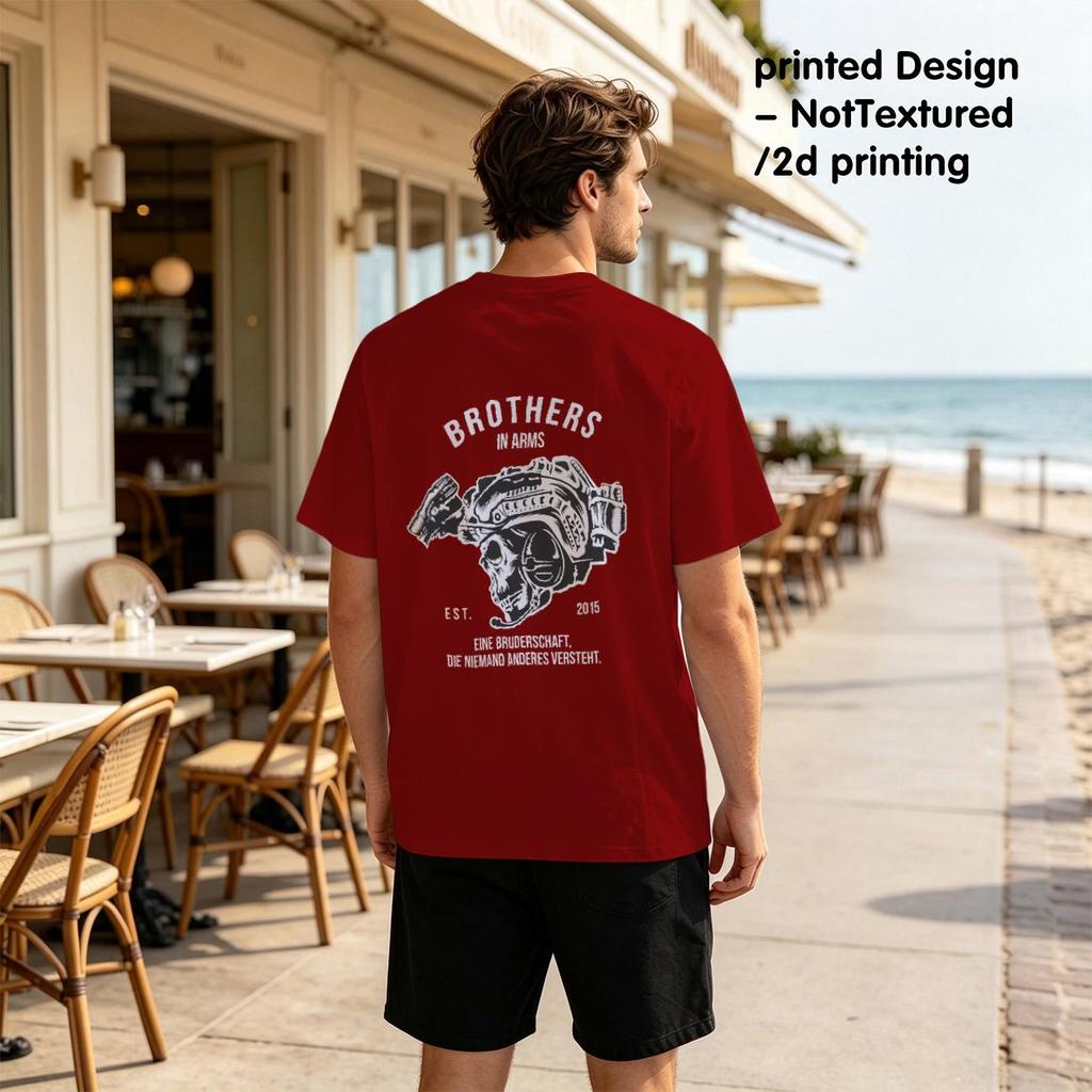 Men’s Day of the Dead Funny 2D Print Short Sleeve T-Shirt - Breathable, Comfortable Casual Top for Daily Wear & Outdoor Activities