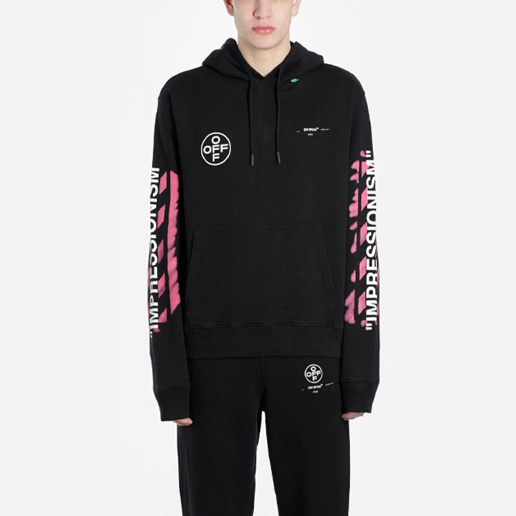 OFF WHITE Толстовка с трафаретным принтом Diag OMBB034R190030151028