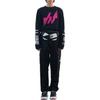 Li Ning Китай Li Ning Футболки Мужские Черные С Круглым Вырезом Умеренный Прямой Крой AHSS123-1