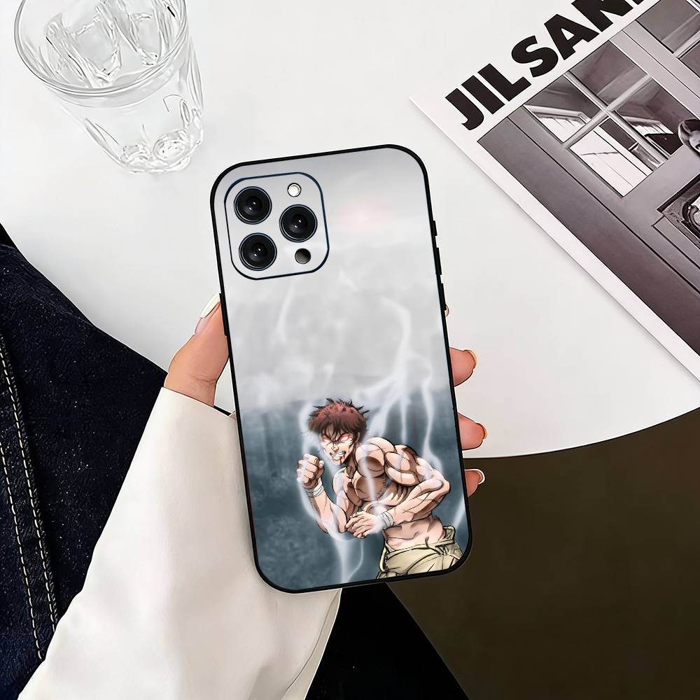 Чехол для телефона Hanma Baki Аниме Силиконовый Мягкий Для IPhone 17 16 15 14 13 12 11 X XR Plus Pro Max Plus