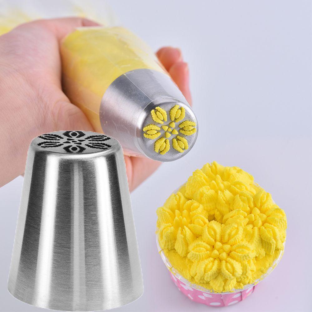 Cake Decorating Fondant Pastry Tips Flower Nozzle Icing Piping Nozzles Baking Mold Ice Cream Tool