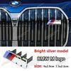LRIMO1 New 2025 Car Front Grille Badge Emblem For BMW M Logo G60 E60 E46 X3 X4 X5 X6 F48 G01 E84 E83 F39 F10 F30 G11 G07 G86 G80 E90 E6