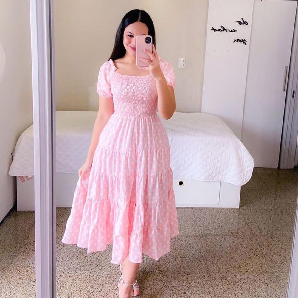 Женское платье с открытыми плечами в европейском и американском стиле, весна/лето 2025 г. - модная длинная юбка на одно плечо с большим размахом