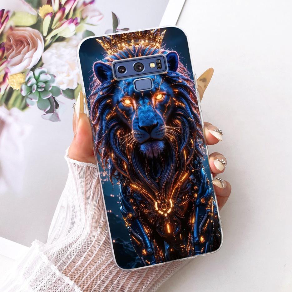For Samsung Galaxy Note 9 Case SM-N960F Luxury Flower Butterfly Painted Cover Soft Slim Phone Case For Samsung Note 9 Note9 Bags