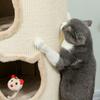 Cat scratching barrel, 96 cm, 4-level cat tower with washable bed, 3 sleeping caves, hanging toys, for multiple cats, grey