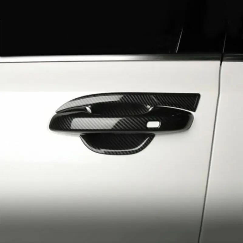 Для Kia Sorento MQ4 2020 2025 2025 2025 Автомобиль Накладка на чашу ручки внешней двери из углеволокна Декоративная накладка Наклейка Аксессуары