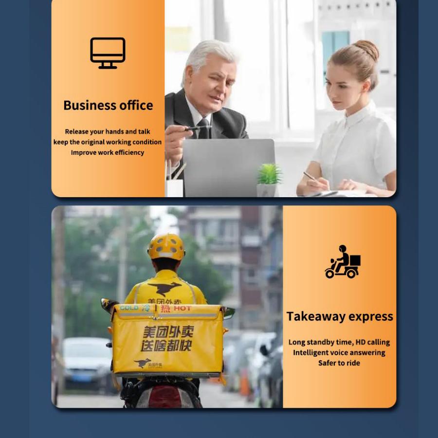 Беспроводные наушники Bluetooth 5.3 X6 HD для звонков, деловые наушники, водонепроницаемые, сверхдлительный режим ожидания, спортивная гарнитура с шумоподавлением и микрофоном