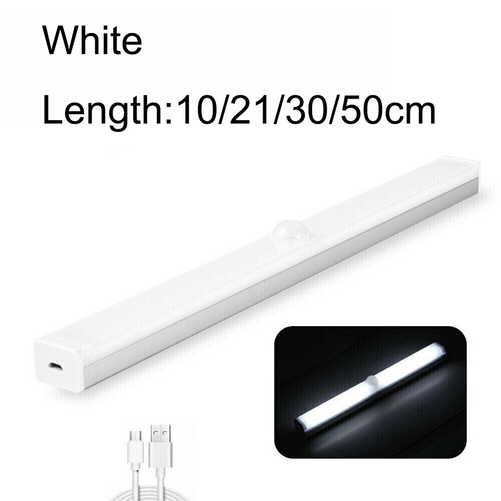 LED Light Cupboard Light Night Light With Motion Detector Sensor Kitchen USB