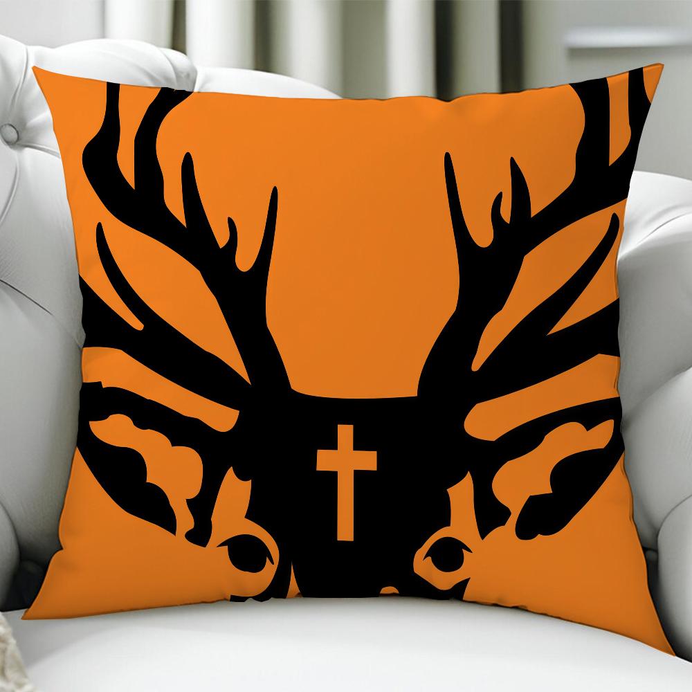 Fashion JJAGERMEISTERES cushion cover Birthday Anniversary Gifts Double Sided Printed Zipper Cushion Cover Soft Skin Bedding