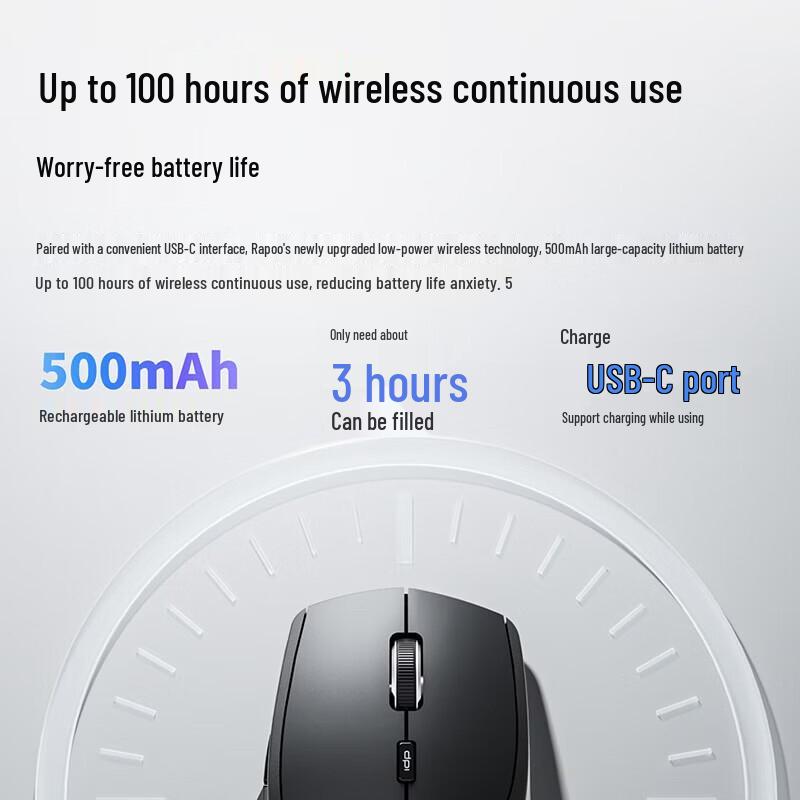 Многорежимная офисная мышь Rapoo MT550 Upgrade