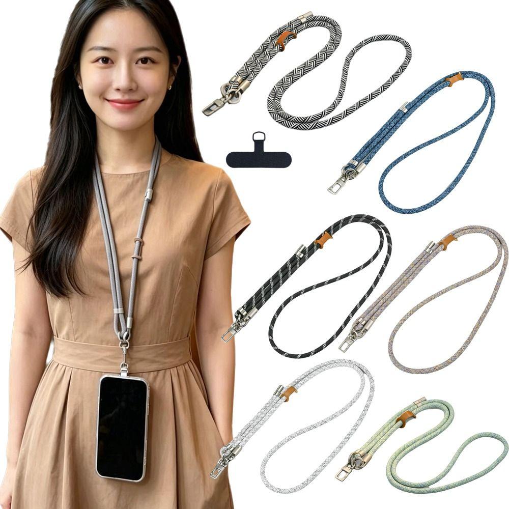 Metal Hook Adjustable Phone Strap Universal Long Hanging Rope New Phone Lanyard for Phone Case
