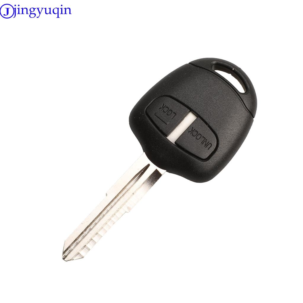 jingyuqin New 10PS Remote Car Key Shell Case Fob For Mitsubishi Pajero Sport Outlander Grandis ASX MIT11/MIT8 Blade