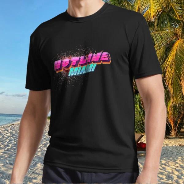 Hotline Miami! Активная футболка Смешной размер от S до 5XL