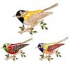 Fashion Bird Brooch Branch Painting Oil Animal Alloy Jewelry Point Drill Exquisite