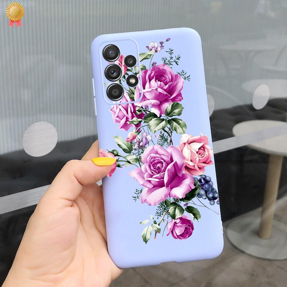 Чехол для Samsung Galaxy A23 5G Модный Милый Прозрачный Матовый Мужской Женский Мягкий ТПУ Силиконовый Чехлы для Телефона Для Samsung Galaxy A23 4G Fundas