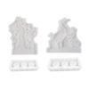Silicone Candle Holder Molds Ornaments Molds Halloween Theme Silicone Craft Molds Candlestick Molds for Hand-Making