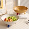 Легкая роскошная фруктовая тарелка, бытовая пластиковая ретро-коробка для сухофруктов, орехов, конфет, креативная закуска, выпечка, тарелка для размещения, миска