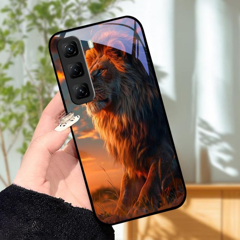 Чехол X6886 для Infinix Hot 60 60i 60Pro Pro Plus, модный и роскошный, из закаленного стекла, защитный чехол для телефона Infinix Hot60 Pro Plus.