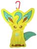Sanei Boeki Pocket Monsters Petafuwa Pouch Leafeon W21.5 x D3.5 x H26.5cm Мягкие игрушки Товары Pokemon PZ39