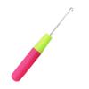 5pcs/set Metal Crochet Hook Needle Knitting Micro Hook Needle Dreadlock Crochet Needle  Twist Hair