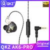 Original QKZ AK6 PRO Wired Earphone HIFI Stereo Headset with MIC HD Call 3.5mm AUX In-Ear Music Game Sports Headphones