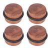 4PCS Cylindrical Door Stopper Prevent Impact Silent Punch Free Solid Wood Floor Door Stopper with