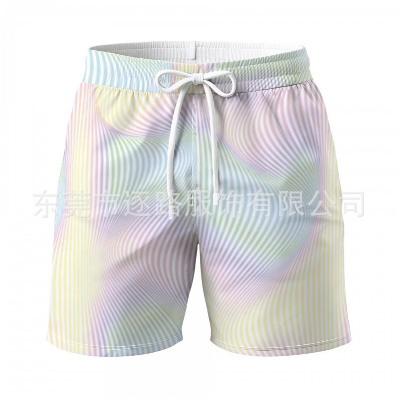 Mens Quick Dry Beach Shorts Loose Fit Swim Trunks Surfing Swimming