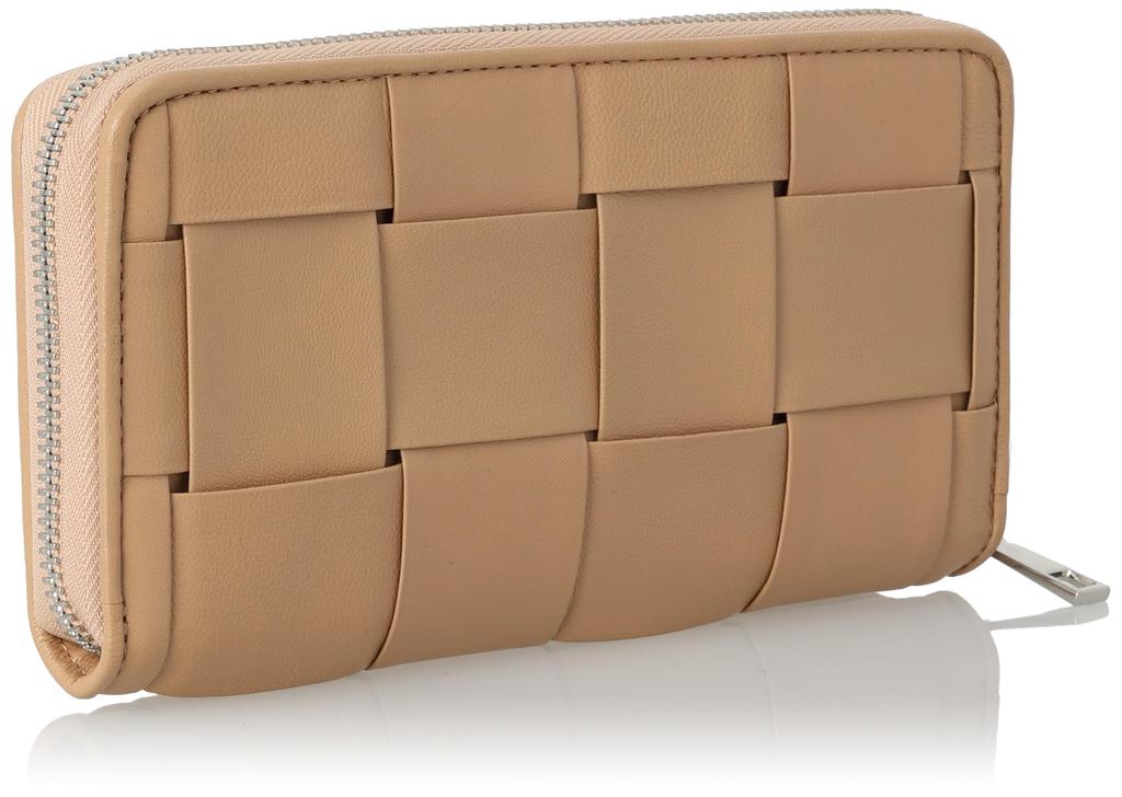 Длинный кошелек Gione Bold Tile с круглой молнией и защитой от скимминга Nude, PG101ABLP,