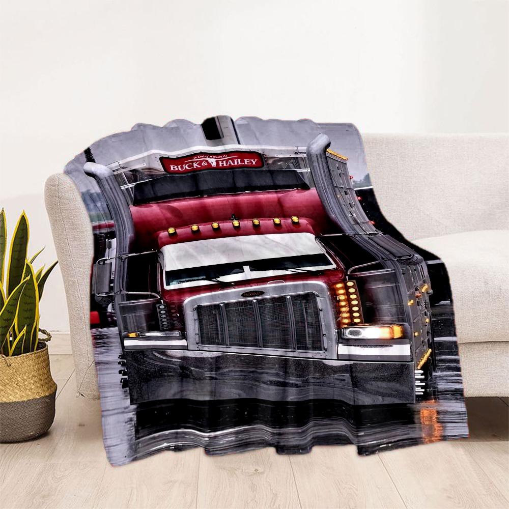 Kw Heavy Trucks Blanket Ultrasoft Suitable For Office Chair Sofa Seaside For All Occasions Digital Print Gifts For Family Or Friends