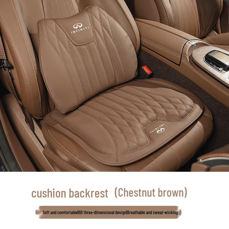 All-Season Seat Cushion with Integrated Lumbar Support for Infiniti Q50L/QX50/QX60/Q70L