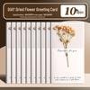 Handmade Dried Flower Greeting Card for Mother's Day, Thanksgiving, Birthdays & More