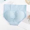 Женские трусы с высокой талией, сплошной цвет, мягкие дышащие антисептические бесшовные эластичные быстросохнущие 3D сотовые женские трусы, женское нижнее белье