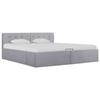 VidaXL Bed Frames with Hydraulic Storage Light Grey Fabric 160x200 Cm