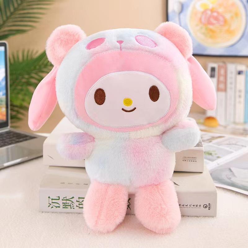 Милая и очаровательная плюшевая игрушка Sanrio 25 см Собачка Джейд Куроми Кукла для переодевания Плюшевая игрушка Плюшевое животное Патунг Куклы Подарок на день рождения