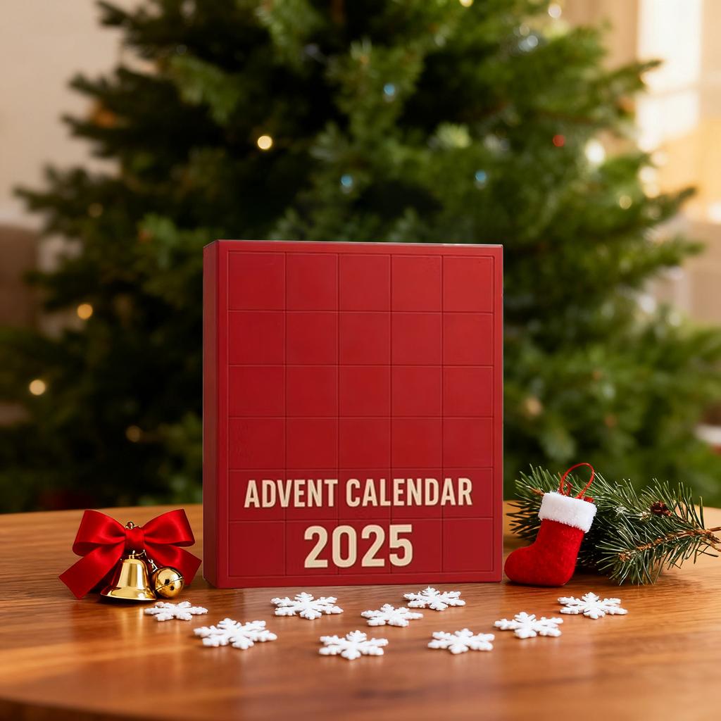 Advent Calendar, Advent Calendar, Boys Advent Sports Calendar, 24 Day Acrylic Countdown Calendar, Advent Calendar