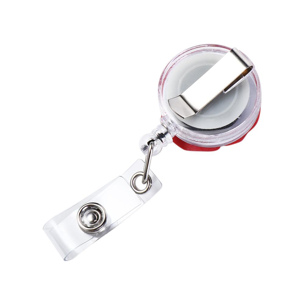 Tag Badge Reels Hospital Office Suppies Badge Holder Easy Pull Buckle Chest Pocket Clip Reel Clip
