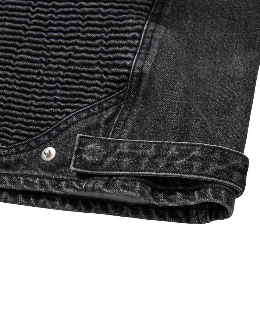 Libere Denim Biker Jacket / Black