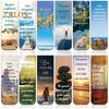 12Pcs Magnetic Bookmark Set Bible Verse Scene Pattern Print Double-sided Magnetic Bookmark Reading Decor Gift