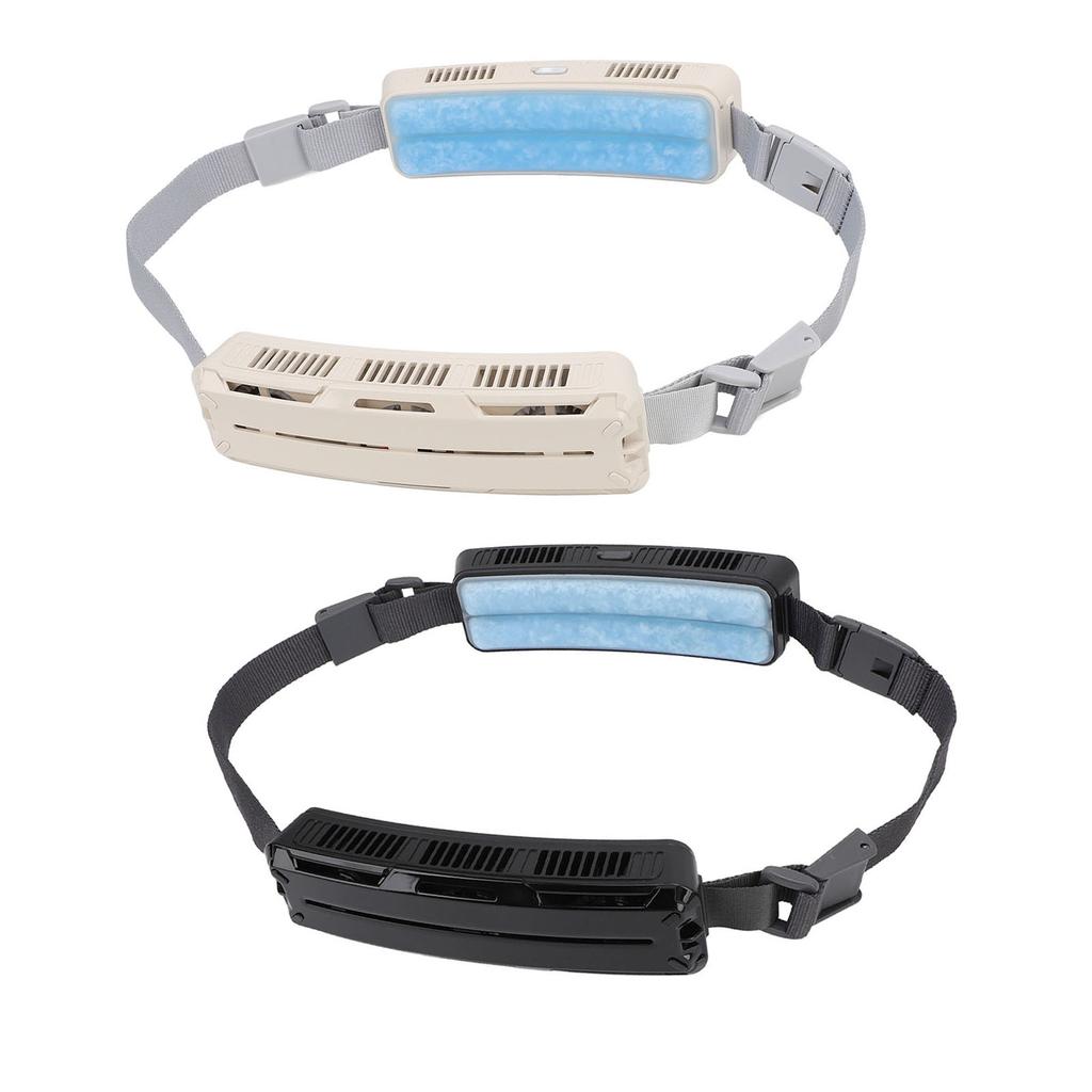 Носимый поясной вентилятор Hands Free сильный ветер охлаждение перезаряжаемый регулируемый ремень для путешествий кемпинг Fi