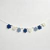 Acrylic Fiberd Christmas Garland Bunting Knitted Holiday Banner Festival Crochet Garland  Home