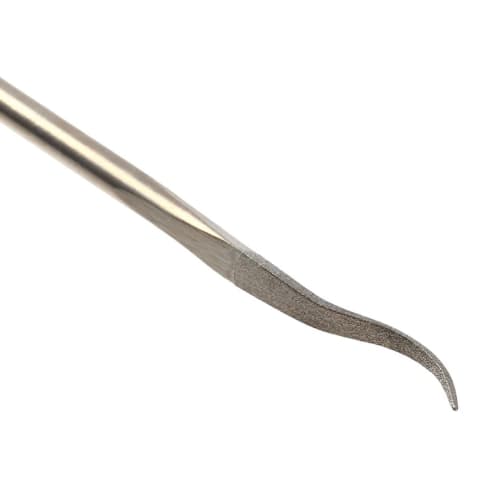 Besdia Diamond Iron File #400 for Fine Grinding and Polishing (Triangular Key Shape)