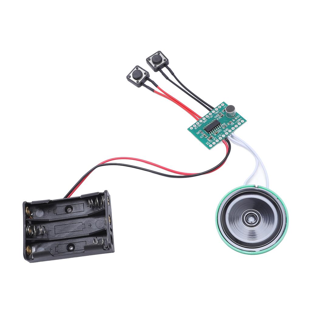 Recordable Sound Module, Music Sound Voice Recording Module Device Chip, 4 Minutes Recording Time, Playback, for Holiday Crtive Greeting Card