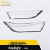 RAV4 2020 Headlight Cover Bright Ring Electroplated Light Frame Accessory