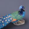 Realistic Peacock Miniature Plaything Children-Friendly - Handcrafted Animal Collector, Learning-Enhancing Nature Learning Celebration Present with